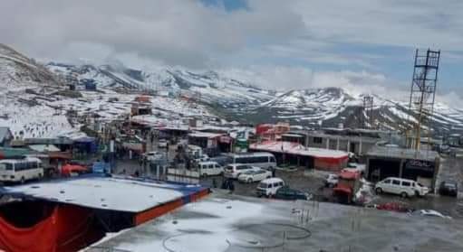 Babusar Top Received Second Snowfall In July